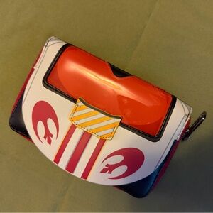Loungefly White, Red & Orange Star Wars Rebel Pilot Card Holder Wallet